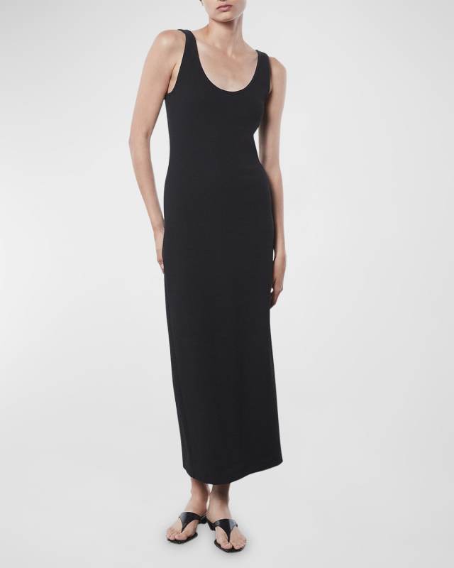 Textured Jacquard Tank Dress